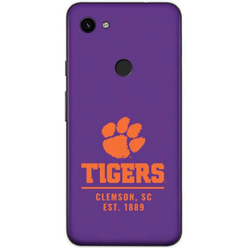 Clemson University Tigers Est 1889 Google Pixel 3a Skin